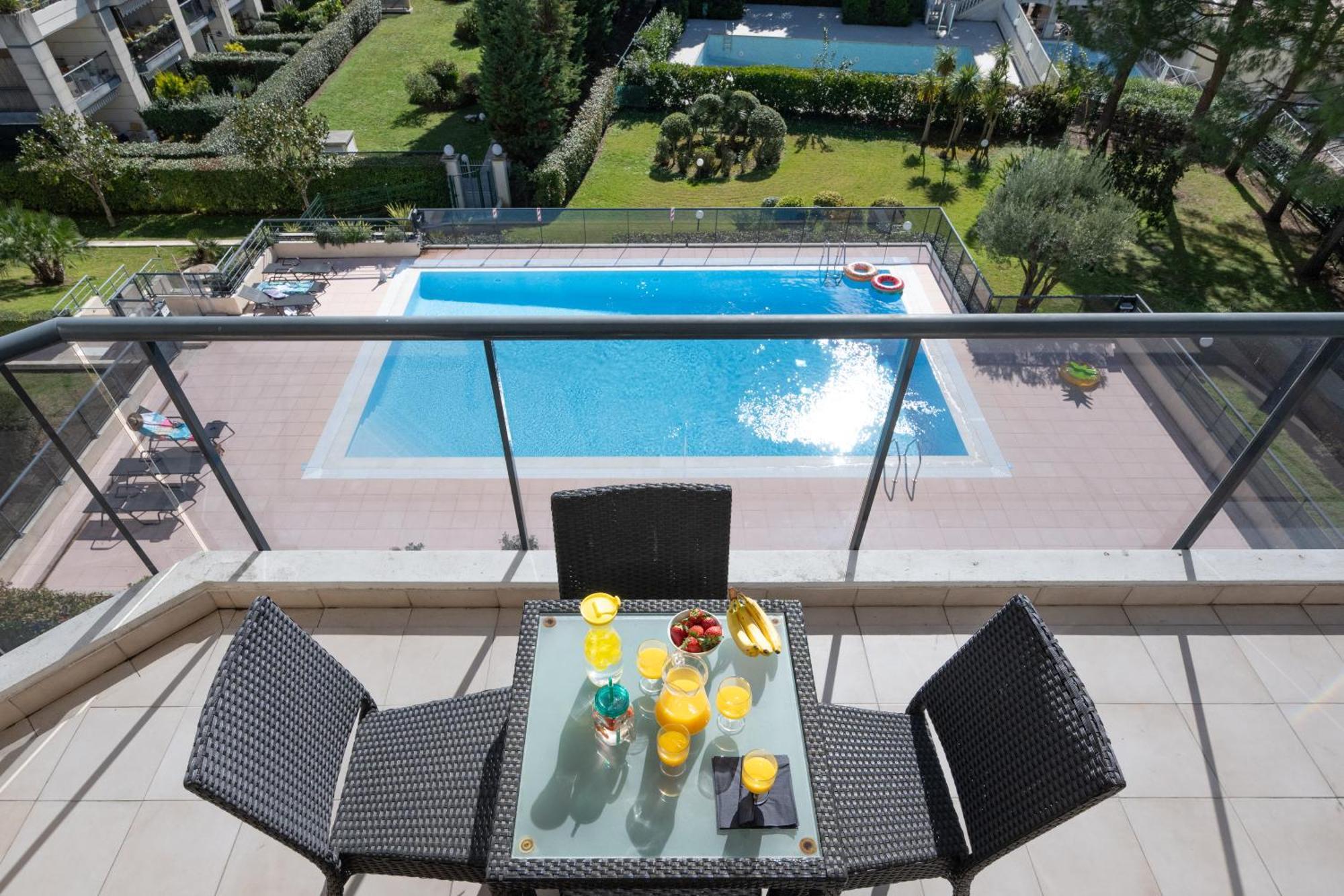 Nemea Appart Hotel Le Lido Cagnes Sur Mer Eksteriør bilde