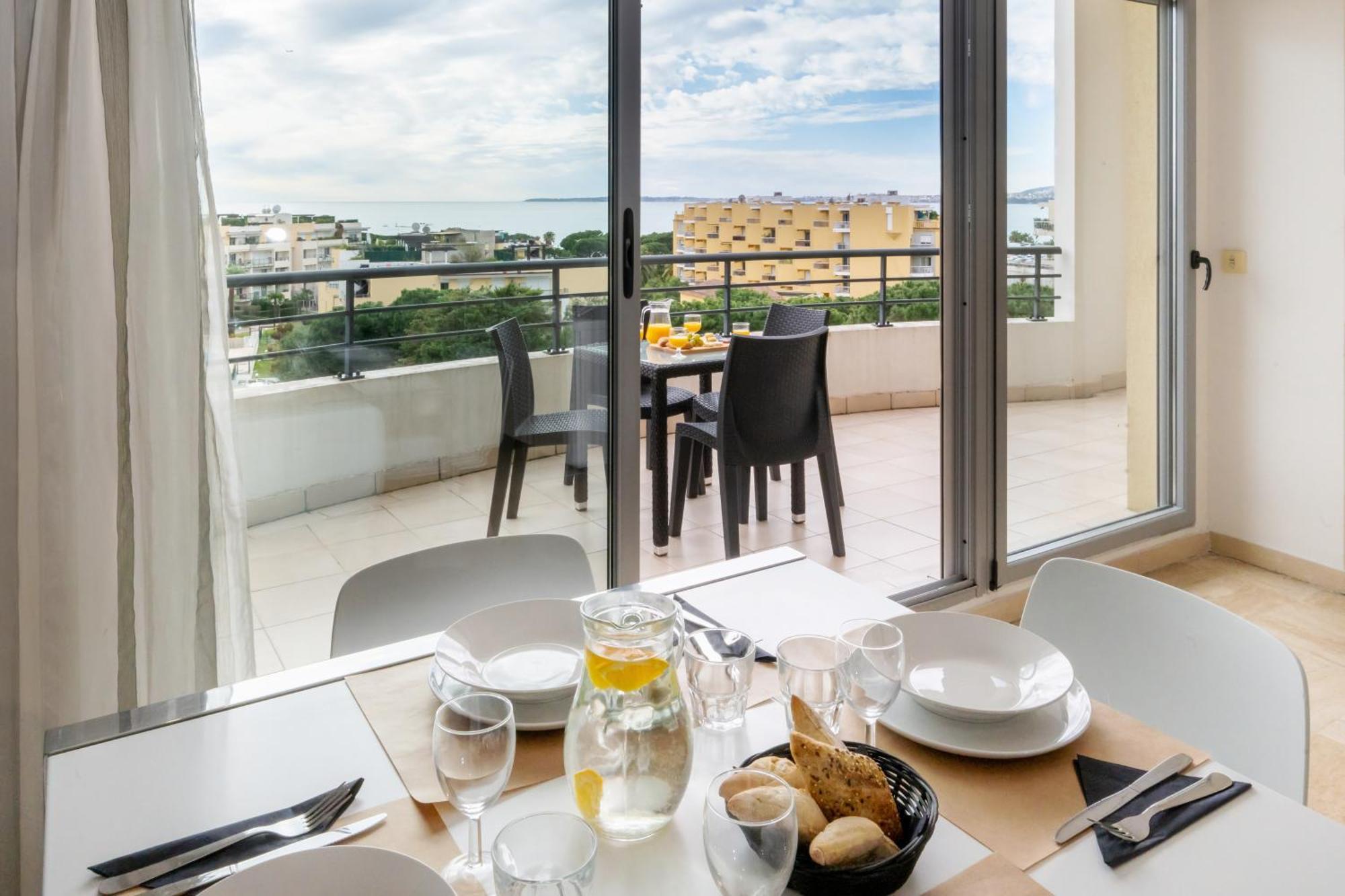 Nemea Appart Hotel Le Lido Cagnes Sur Mer Eksteriør bilde